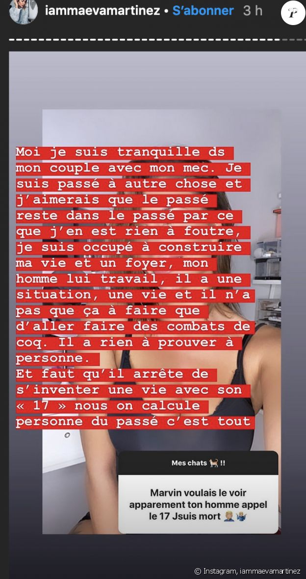 Maeva Martinez (Secret Story) se confie sur sa situation amoureuse sur Instagram - 11 décembre 2019