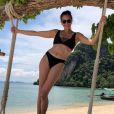 Teri Hatcher en vacances. Juin 2019.