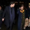 Kit Harington et sa femme Rose Leslie quittent l'église St Botolph-without-Bishopsgate à l'issue de la soirée de chants de Noël de l'association "MS Society". Londres, le 10 décembre 2019.