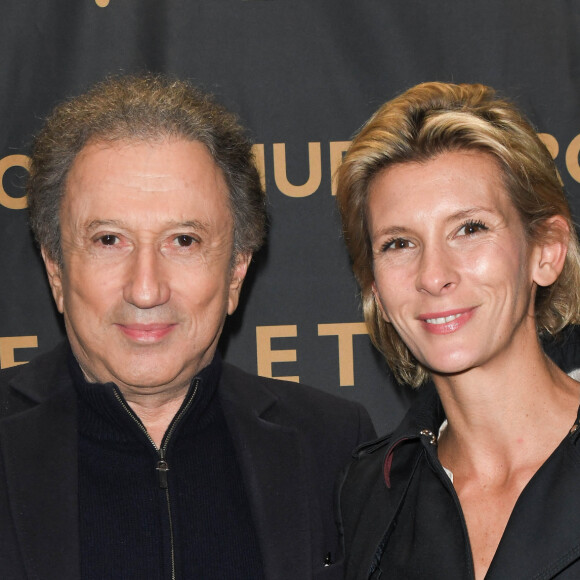 Michel Drucker, Hélène Gateau - Générale du nouveau spectacle "Muriel Robin et Pof !" au Palais des Sports à Paris le 3 octobre 2019. © Coadic Guirec/Bestimage