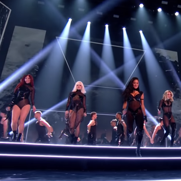 Les Pussycat Dolls sur le plateau de l'émission X Factor Celebrity le samedi 30 novembre 2019