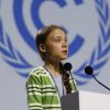 Greta Thunberg prononce un discours lors de la COP 25 à Madrid le 11 décembre 2019. © Alterphotos / Panoramic / Bestimage