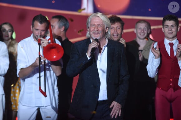 Exclusif - Patrick Sébastien lors de l'enregistrement de la 202ème et dernière émission "Le plus grand cabaret du monde" en octobre 2018 © Giancarlo Gorassini / Bestimage