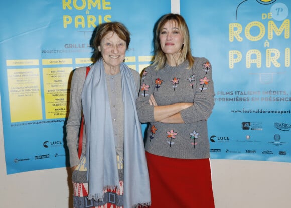 Exclusif - Marisa Borini et sa fille Valeria Bruni Tedeschi lors de l'ouverture de la 12e édition du festival De Rome à Paris au cinéma L'Arlequin, le 13 décembre 2019. © Marc Ausset-Lacroix/Bestimage