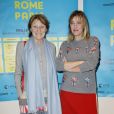 Exclusif - Marisa Borini et sa fille Valeria Bruni Tedeschi lors de l'ouverture de la 12e édition du festival De Rome à Paris au cinéma L'Arlequin, le 13 décembre 2019. © Marc Ausset-Lacroix/Bestimage