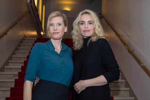 Ina Weisse et Nina Hoss au festival du cinéma Allemand au cinéma l'Arlequin à Paris, France, le 2 octobre 2019. © Jéremy Melloul/Bestimage