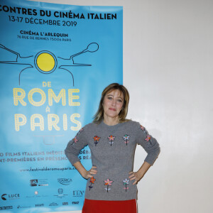 Exclusif - Valeria Bruni Tedeschi lors de l'ouverture de la 12e édition du festival De Rome à Paris au cinéma L'Arlequin, le 13 décembre 2019. © Marc Ausset-Lacroix/Bestimage