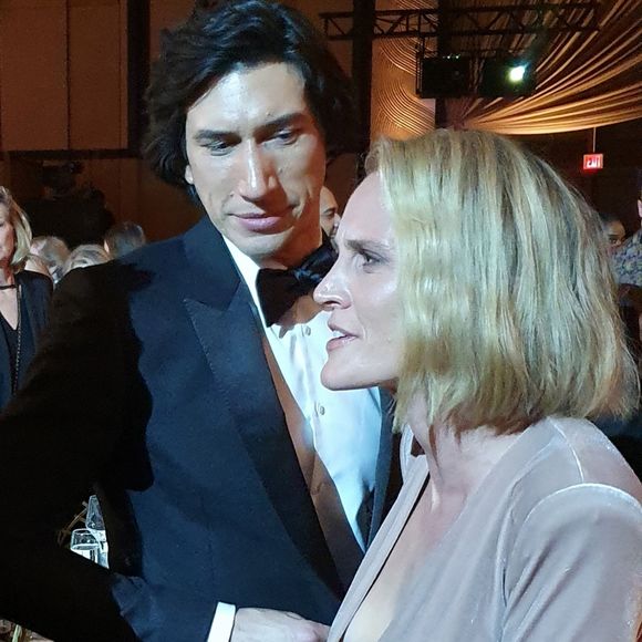 Laura Dern, Adam Driver et Joanne Tucker - Les célébrités assistent à la 11e édition des "Annual Governors Awards" à Los Angeles, le 27 octobre 2019.
