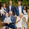 Photo de famille pour les 70 ans du prince Charles, prince de Galles, dans le jardin de Clarence House à Londres, Royaume Uni, le 14 novembre 2018.