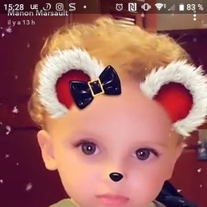Manon Marsault parle de la santé de son fils, sur Snapchat, le 17 décembre 2019