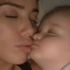 Manon Marsault avec son fils Tiago, sur Instagram, le 18 octobre 2019