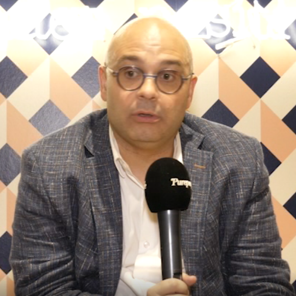 Yoann Riou, candidat de "Danse avec les stars 10", en interview pour "Purepeople", le 4 septembre 2019, sur TF1.