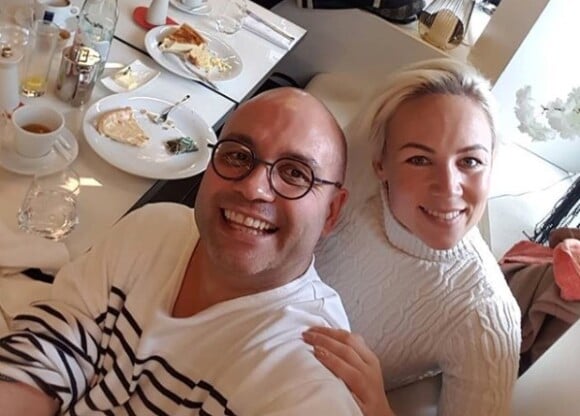 Yoann Riou et Emmanuelle Berne sur Instagram. Le 20 octobre 2019.