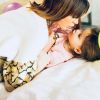 Julia Paredes heureuse avec sa fille Luna, le 4 décembre 2019, sur Instagram