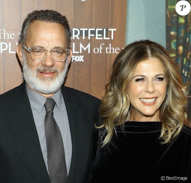 Tom Hanks et sa femme Rita Wilson - Première du film "A Beautiful Day In The Neighborhood" à New York le 17 novembre 2019.