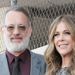 Tom Hanks et sa femme Rita Wilson - Rita Wilson reçoit son étoile sur le Walk Of Fame à Hollywood, Los Angeles, le 29 mars 2019