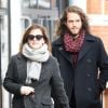 Exclusif - Emma Watson se promène à Londres avec un jeune homme mystérieux. Le 20 décembre 2019.