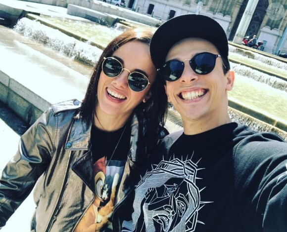 Alizée et Grégoire Lyonnet sur Instagram. Le 16 mai 2017.