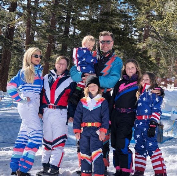 Tori Spelling et Dean McDermott défendent leurs enfants, harcelés sur leur physique sur les réseaux sociaux. Le 24 juin 2019.
