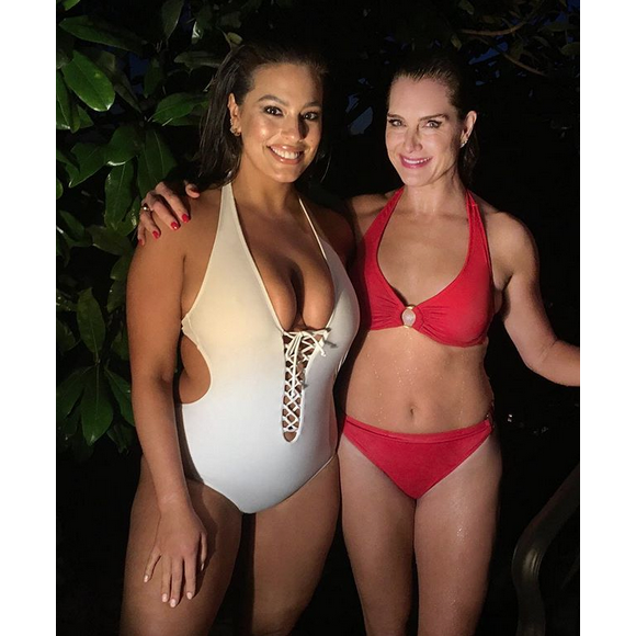 Ashley Graham et Brooke Shields. Mai 2018.