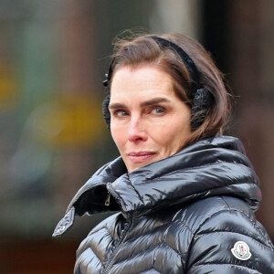 Exclusif - Brooke Shields est à New York le 14 novembre 2019.