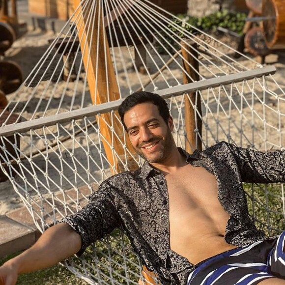 Tarek Boudali en mode repos à Dubaï, décembre 2019.
