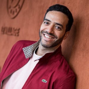 Tarek Boudali au village lors des internationaux de tennis de Roland Garros à Paris, France, le 5 juin 2019. © Jacovides-Moreau / Bestimage