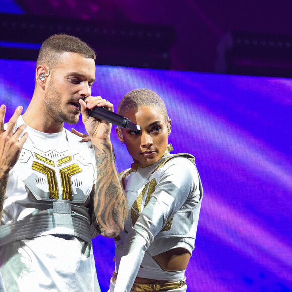 M Pokora en concert au Palais Nikaia à Nice dans le cadre de sa tournée Pyramide Tour le 15 novembre 2019. © Lionel Urman / Bestimage