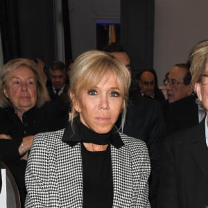 Brigitte Macron et Claude Chirac - 1ère édition de la remise du prix "Line Renaud - Loulou Gasté", pour la recherche médicale, à la Maison de la Recherche à Paris. Le 25 octobre 2019 © Coadic Guirec / Bestimage 25/10/2019 - Paris