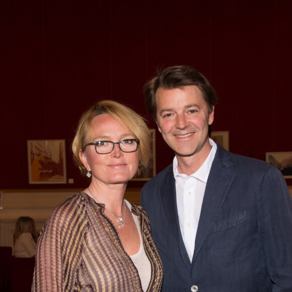 Exclusif - Claude Chirac et François Baroin - Présentation de la préparation du film "Jeux dangereux"au Théâtre de Paris le 15 juin 2015.