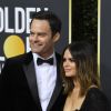 Rachel Bilson et son compagnon Bill Hader - Photocall de la 77ème cérémonie annuelle des Golden Globe Awards au Beverly Hilton Hotel à Los Angeles, le 5 janvier 2020. © Kevin Sullivan via ZUMA Wire/Bestimage
