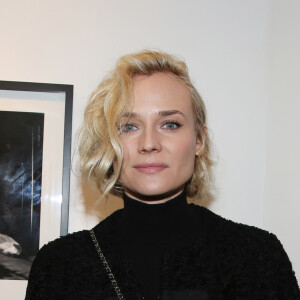 Diane Kruger lors du vernissage de son exposition photo "The sun's coming up ...like a big bald head" avec Diane Kruger à la Galerie Hors Champs à Paris le 15 Décembre 2016. © Denis Guignebourg/Bestimage