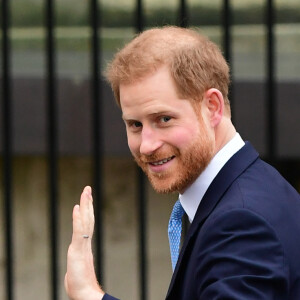 Le prince Harry, duc de Sussex, et Meghan Markle, duchesse de Sussex, à leur arrivée à la Canada House à Londres. Le 7 janvier 2020