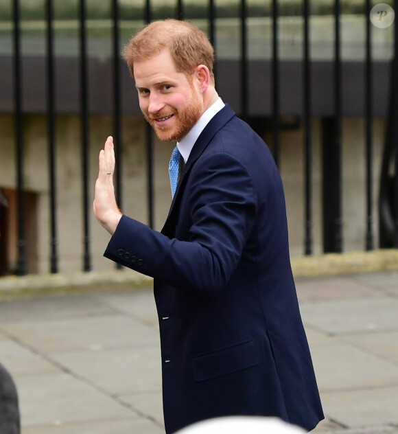 Le prince Harry, duc de Sussex, et Meghan Markle, duchesse de Sussex, à leur arrivée à la Canada House à Londres. Le 7 janvier 2020