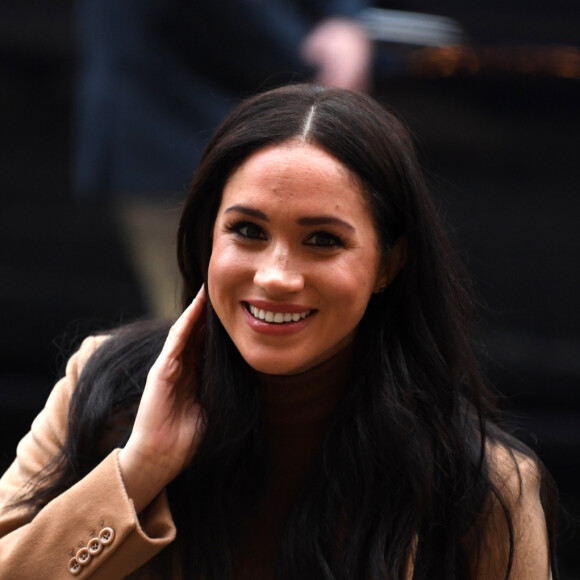 Meghan Markle, duchesse de Sussex, en visite à la Canada House à Londres. Le 7 janvier 2020.