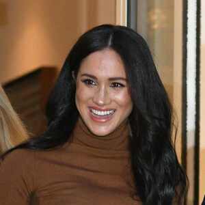 Meghan Markle, duchesse de Sussex, a honoré leur premier engagement de l'année, en se rendant à la Canada House à Londres. Le 7 janvier 2020.