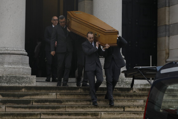 Exclusif - Obsèques de Claude Régy au crématorium du Père Lachaise à Paris. Le 7 janvier 2020.