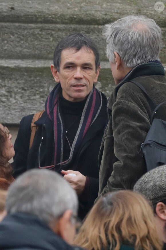 Exclusif - Obsèques de Claude Régy au crématorium du Père Lachaise à Paris. Le 7 janvier 2020.