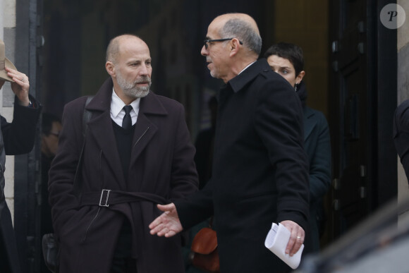 Exclusif - Obsèques de Claude Régy au crématorium du Père Lachaise à Paris. Le 7 janvier 2020.
