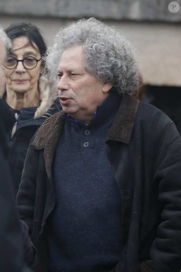 Exclusif - Obsèques de Claude Régy au crématorium du Père Lachaise à Paris. Le 7 janvier 2020.
