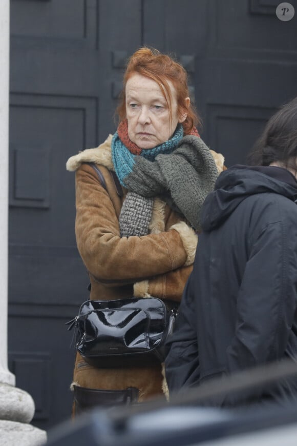 Exclusif - Obsèques de Claude Régy au crématorium du Père Lachaise à Paris. Le 7 janvier 2020.