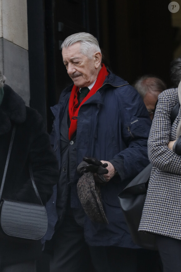 Exclusif - Obsèques de Claude Régy au crématorium du Père Lachaise à Paris. Le 7 janvier 2020.