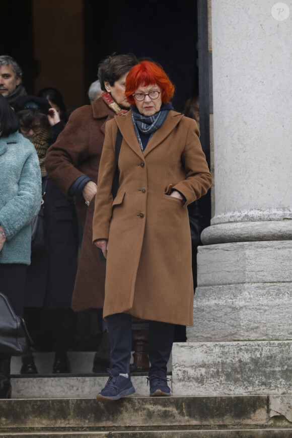 Exclusif - Obsèques de Claude Régy au crématorium du Père Lachaise à Paris. Le 7 janvier 2020.