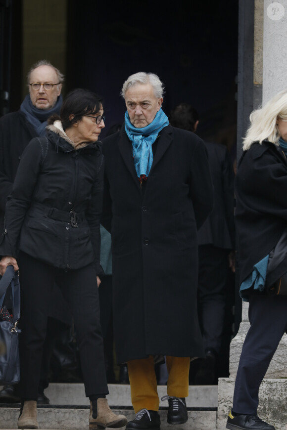 Exclusif - Obsèques de Claude Régy au crématorium du Père Lachaise à Paris. Le 7 janvier 2020.