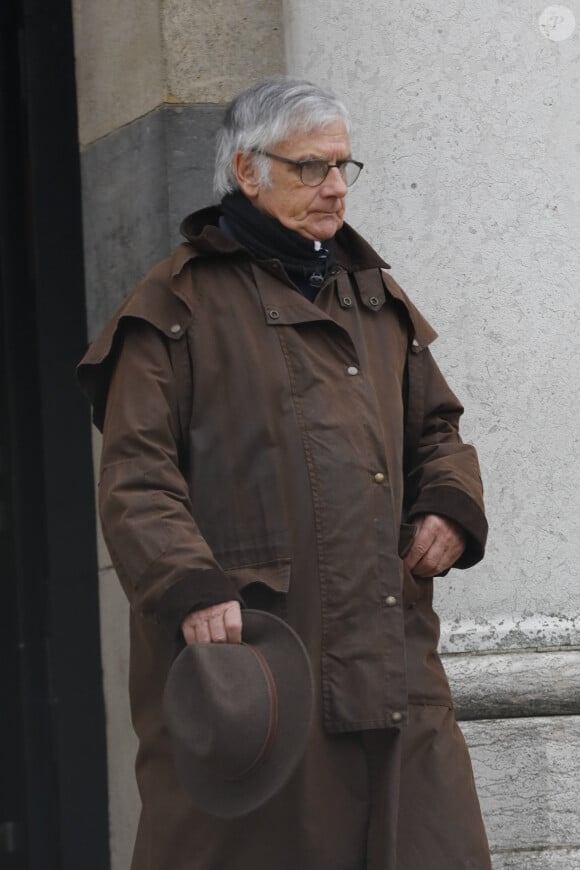 Exclusif - Obsèques de Claude Régy au crématorium du Père Lachaise à Paris. Le 7 janvier 2020.