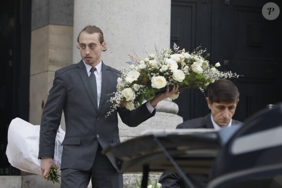 Exclusif - Obsèques de Claude Régy au crématorium du Père Lachaise à Paris. Le 7 janvier 2020.
