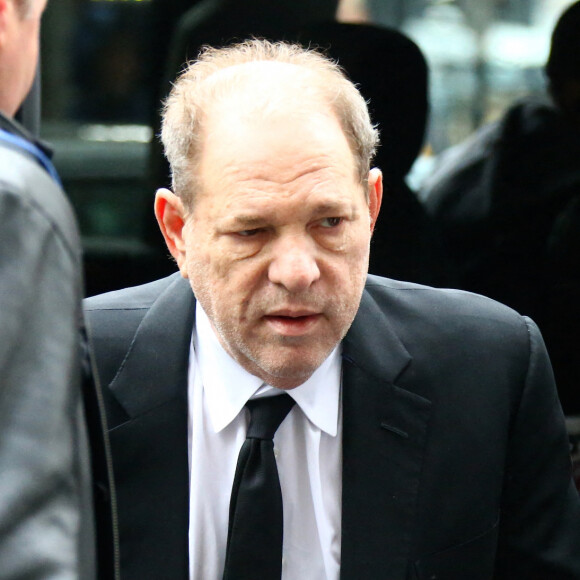 Harvey Weinstein arrive à la cour de Manhattan pour le premier jour de son procès. New York. Le 6 janvier 2020. @Dylan Travis/ABACAPRESS.COM