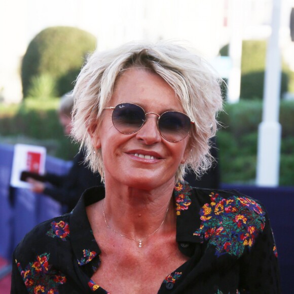 Sophie Davant - Projection du film "Galveston" réalisé par M. Laurent lors du 44e Festival du Cinéma Américain de Deauville. Le 1er septembre 2018. © Denis Guignebourg/Bestimage