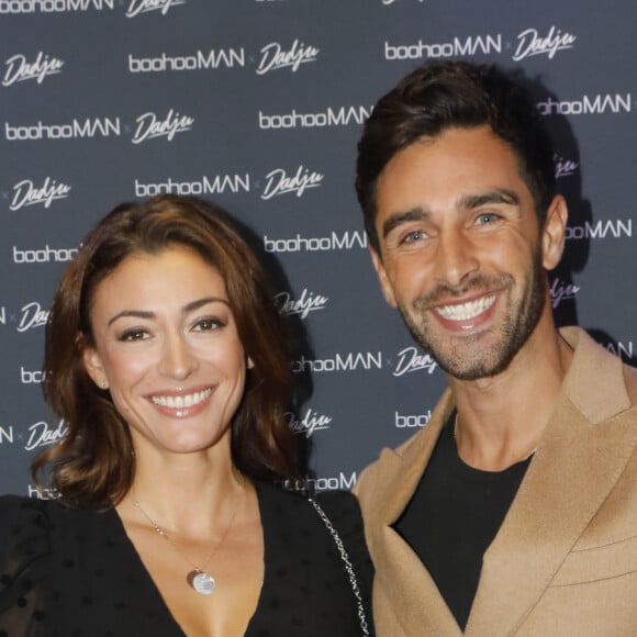 Info - Rachel Legrain-Trapani est enceinte de son compagnon Valentin Léonard Semi-Exclusif - Rachel Legrain-Trapani et son compagnon Valentin Leonard - Soirée de lancement BoohooMan x Dadju à l'Institut du Monde Arabe à Paris, le 29 octobre 2019. © Veeren Ramsamy-Christophe Clovis/Beswtimage