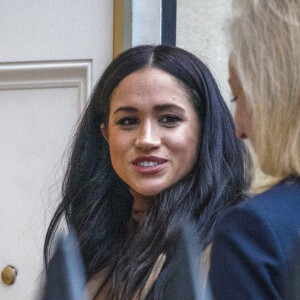 Le prince Harry, duc de Sussex, et Meghan Markle, duchesse de Sussex, en visite à la Canada House à Londres, Royaume Uni, le 7 janvier 2020.